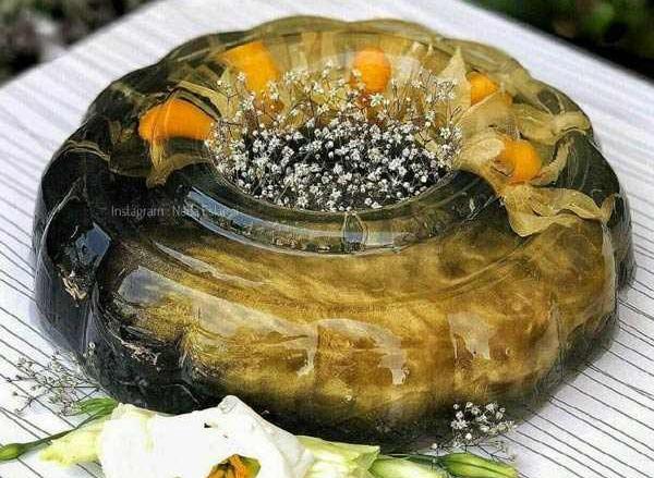 عکس ژله توت سیاه