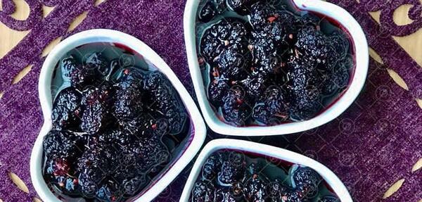 عکس ژله توت سیاه