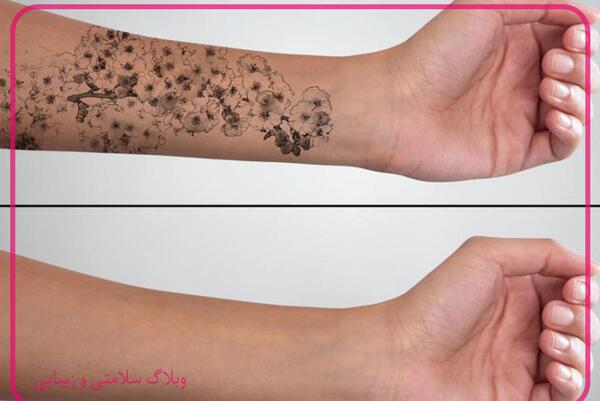 عکس تاتو تفنگی