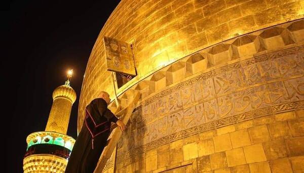عکس از حرم امام حسین و حضرت ابوالفضل