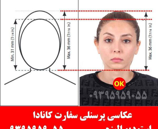 ویژگی های عکس پاسپورت