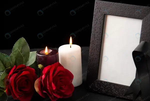 عکس گل و شمع برای تسلیت