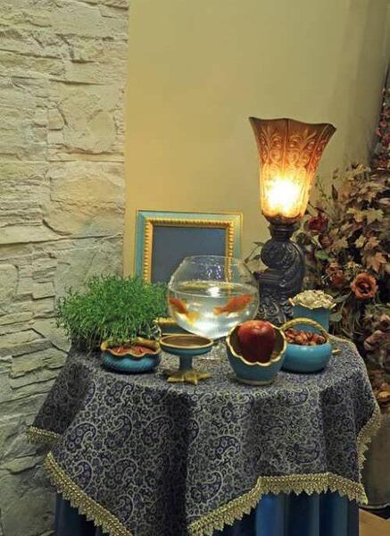 عکس سفره هفت سین ساده ولی شیک