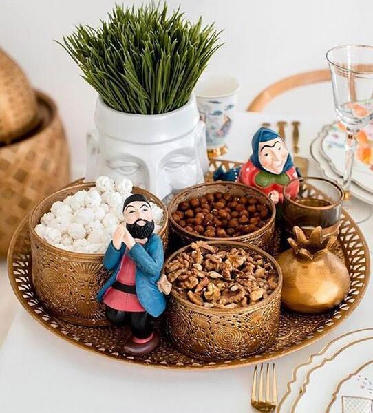عکس سفره هفت سین ساده ولی شیک