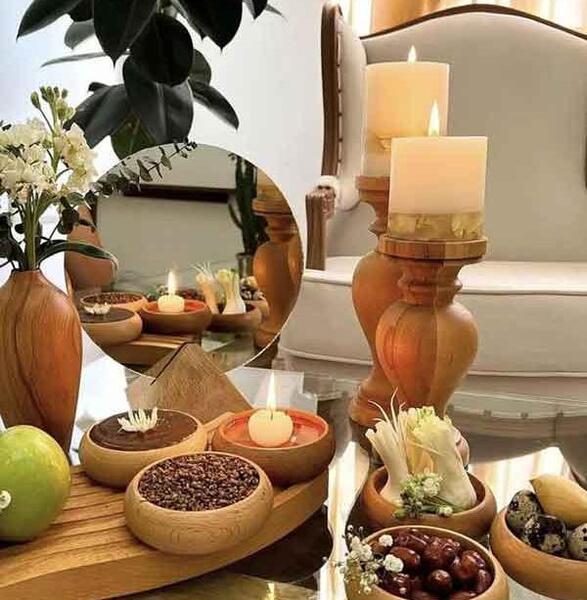 عکس سفره هفت سین ساده ولی شیک