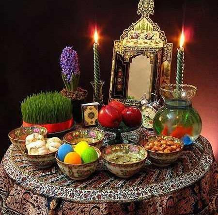 عکس سفره هفت سین ساده ولی شیک