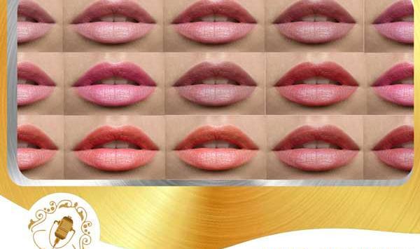 عکس های تاتو خط لب