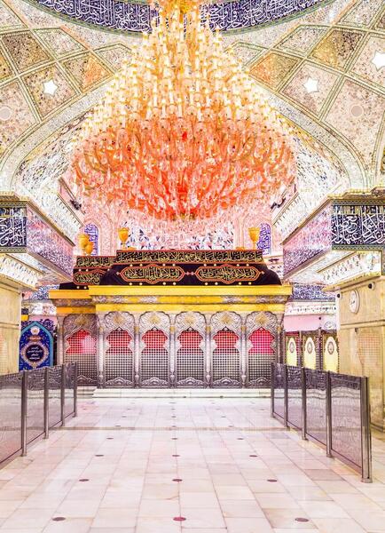 عکس از ضریح امام حسین علیه السلام
