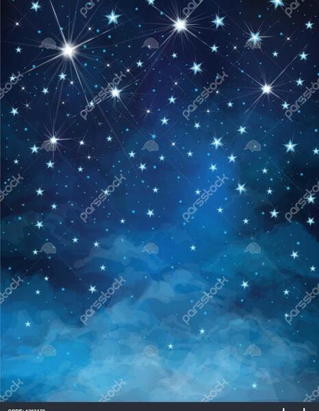 عکس از آسمان شب پرستاره