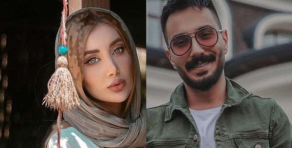 عکس آرین بهاری و همسرش