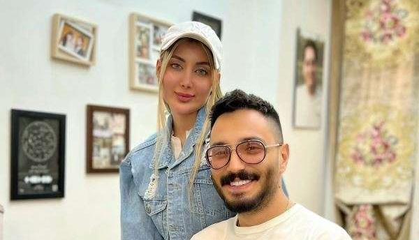 عکس آرین بهاری و همسرش