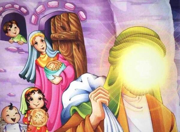 عکس امام علی در حال نماز خواندن