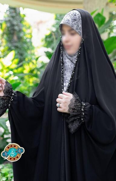 عکس چادر سیاه بچه گانه
