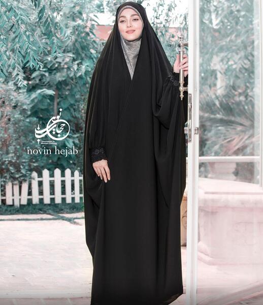عکس چادر سیاه بچه گانه