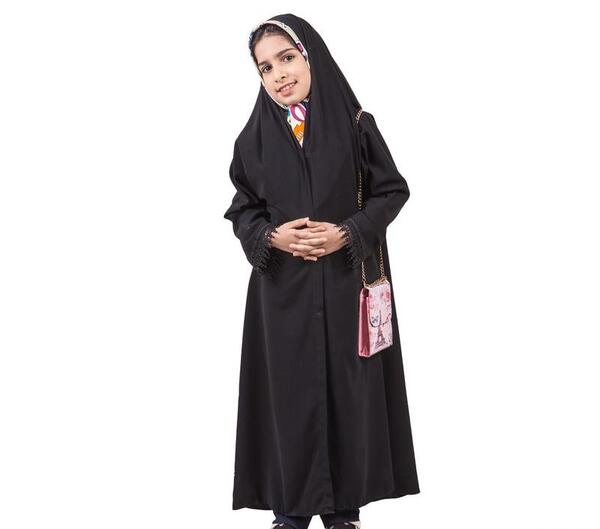 عکس چادر سیاه بچه گانه