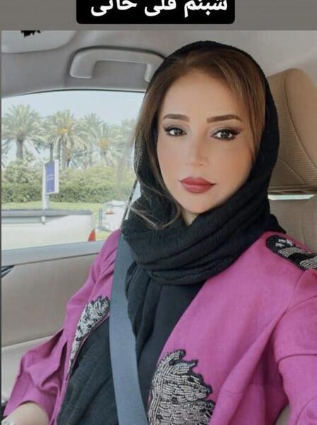 عکس شبنم قلی خانی با بچه اش