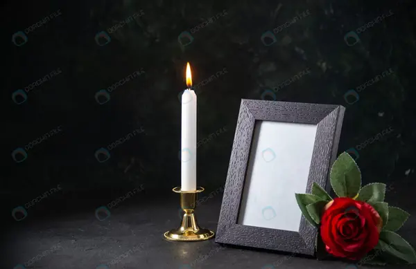 عکس گل طلایی مشکی