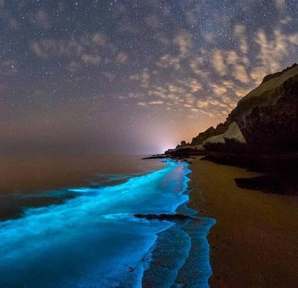 عکس چابهار در شب