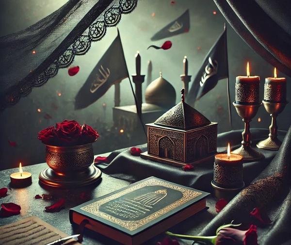 عکس تسلیت عاشورا به امام زمان