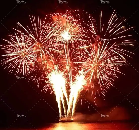 عکس اتش شب