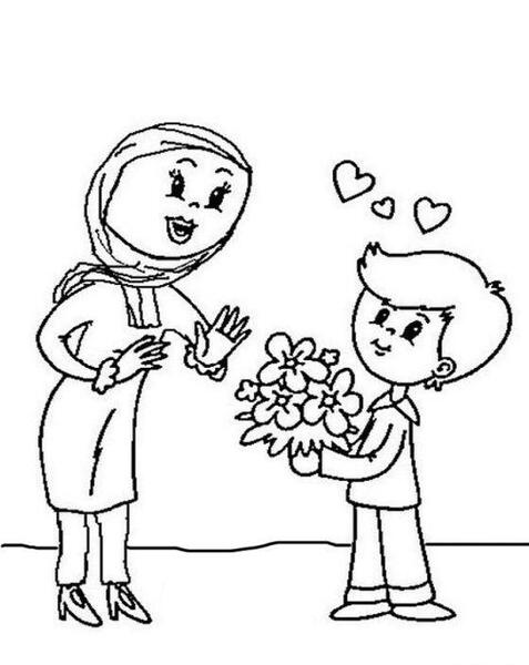 عکس برای روز مادر با حجاب