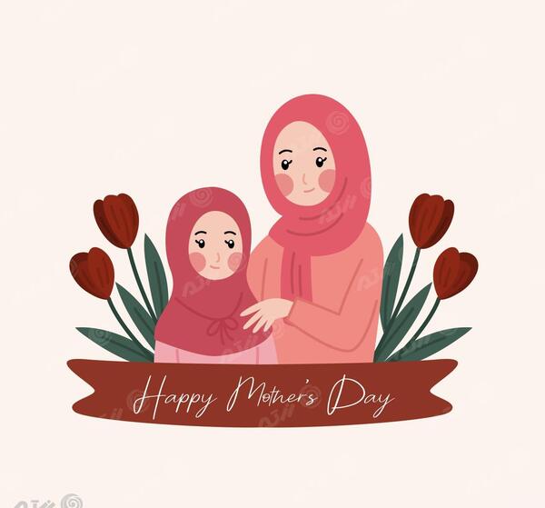 عکس برای روز مادر با حجاب
