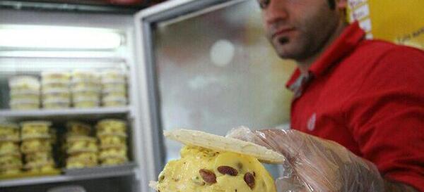 عکس بستنی فروشی ایران