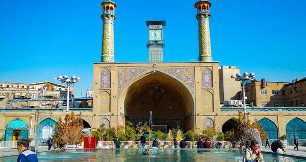 مسجد عکس امام زمان واقعی در ایران