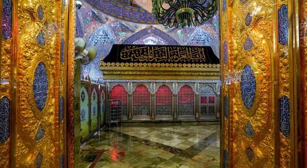 عکس داخل قبر امام علی