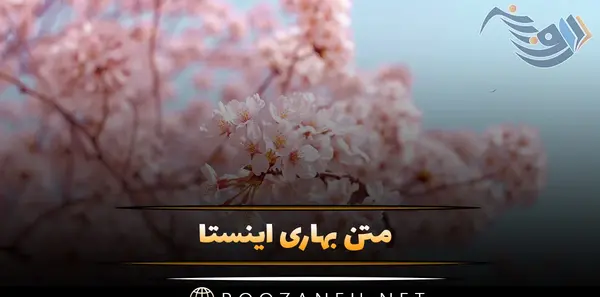 عکس و متن بهاری