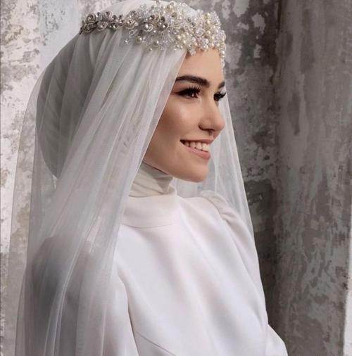 عکس عروس با حجاب زیبا