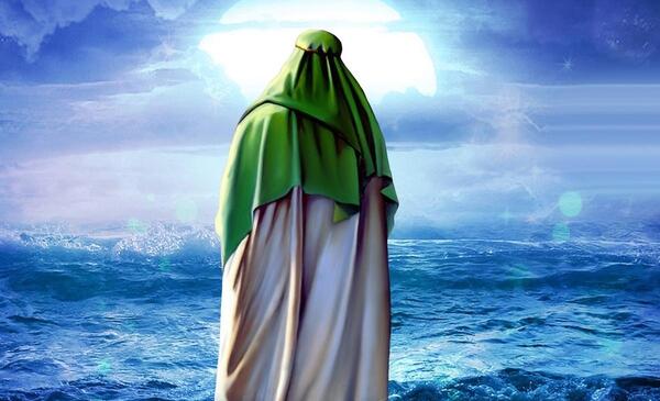 عکس امام زمان با رهبر