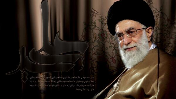 عکس امام زمان با رهبر