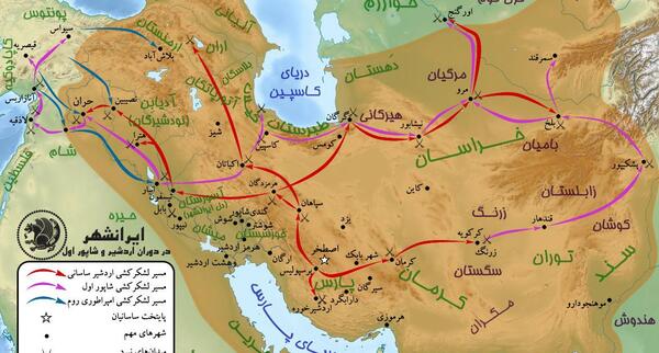 عکس از نقشه قدیم ایران