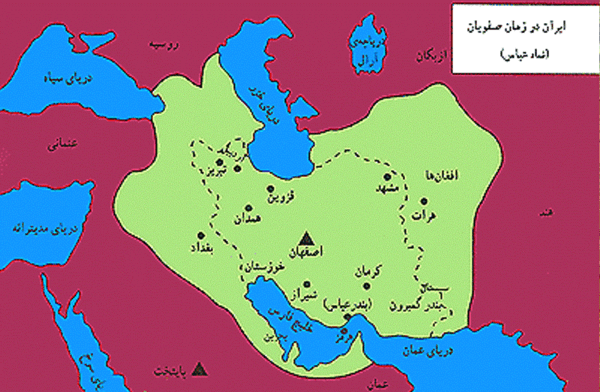 عکس از نقشه قدیم ایران