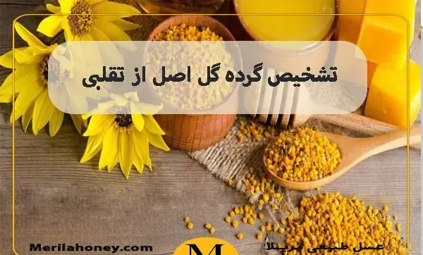 عکس از گرده گل