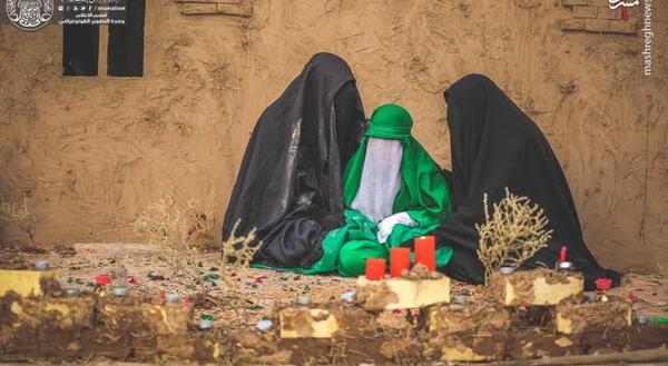 عکس امام حسین و حضرت رقیه