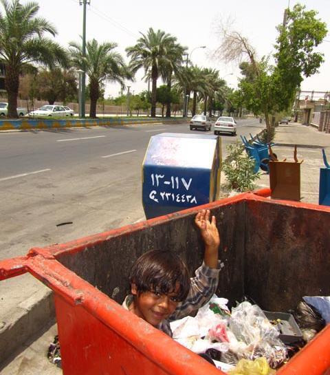 عکس بچه های فقیر تهران