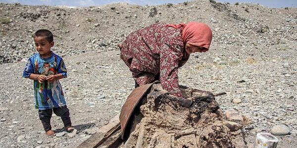 عکس بچه های فقیر تهران