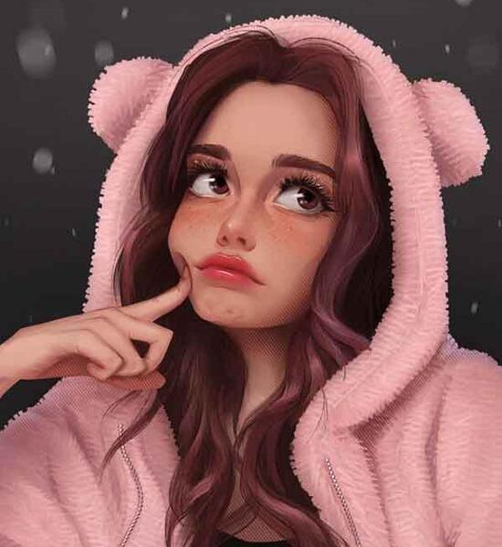 استوری آرایشی فانتزی عکس پروفایل آرایشگری زنانه