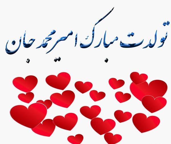 عکس تولدت مبارک امیر محمد