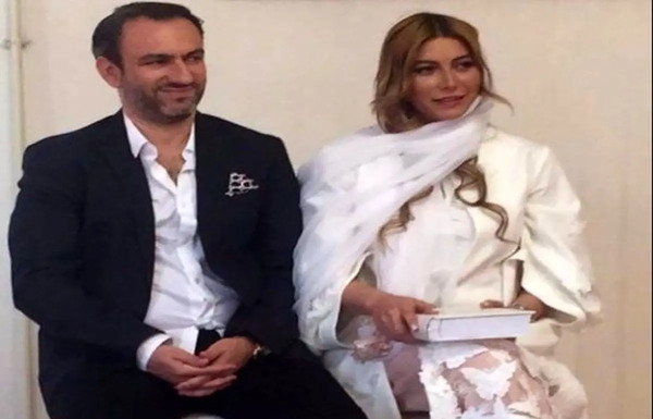 عکس بچه فریبا نادری و همسرش