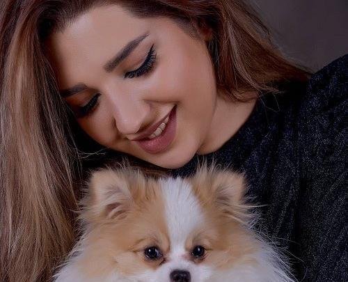 عکس دخترونه با سگ برای پروفایل