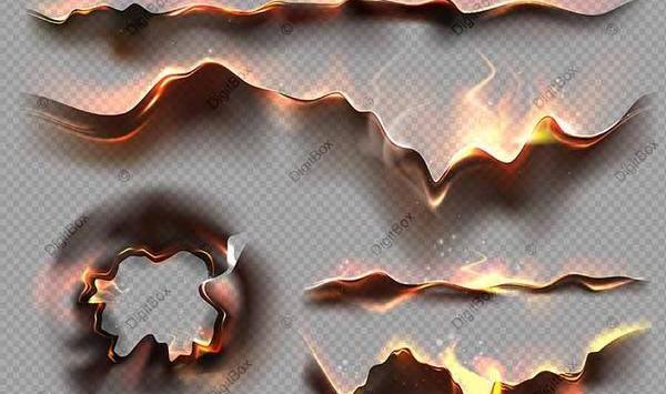 عکس شعله آتش گرافیکی