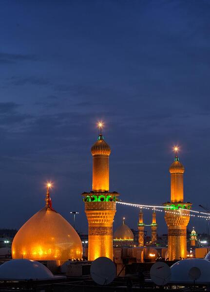 قاب عکس گنبد امام حسین