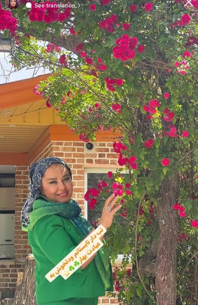 عکس بهاره رهنما در کربلا