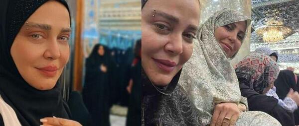 عکس بهاره رهنما در کربلا