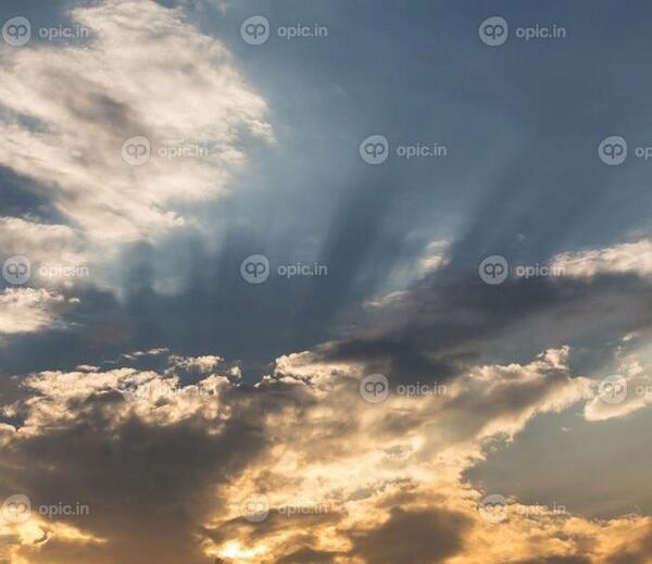 عکس از آسمان غروب