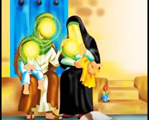 عکس امام علی و کودکان