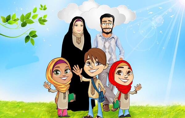 عکس امام علی و کودکان